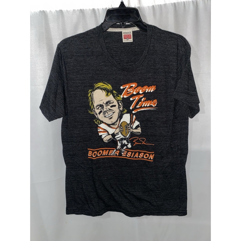 Homage Cincinnati Bengals Boomer‎ Esiason Boom Time T Shirt Medium